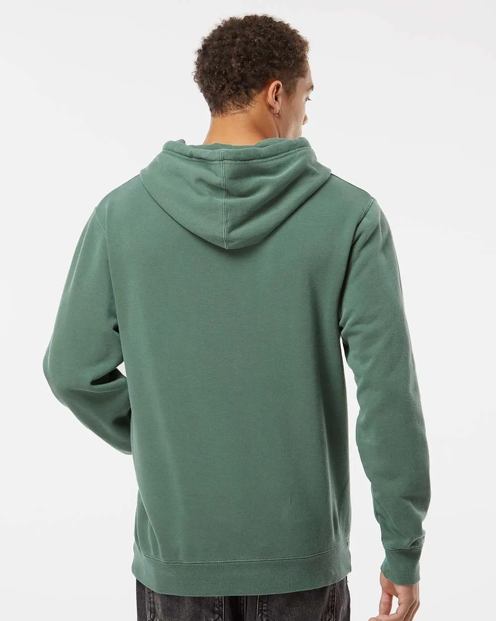 Unisex Midweight Pigment Dyed Hooded Pullover