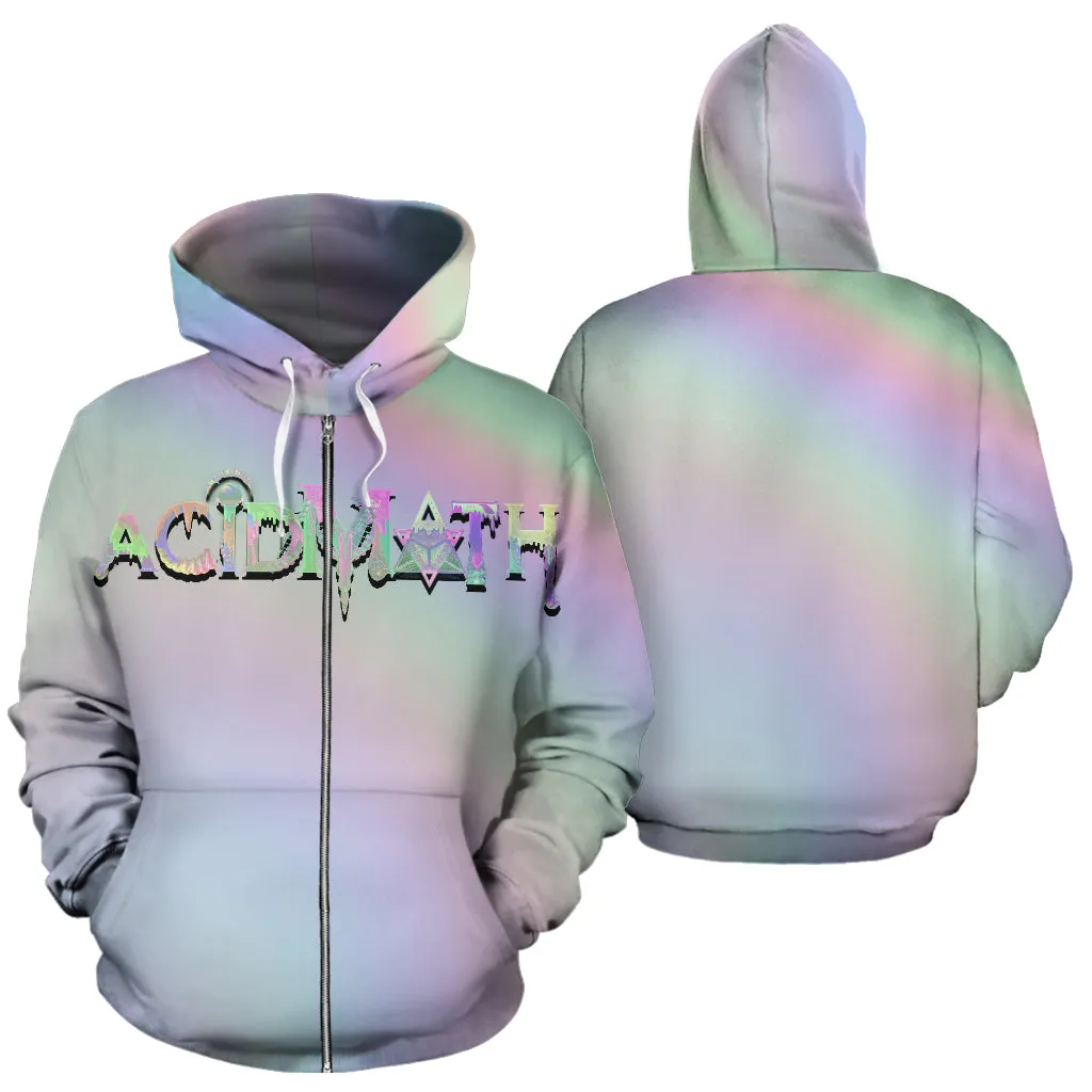 VAPE WAVE ACIDMATH ZIP UP HOODIE