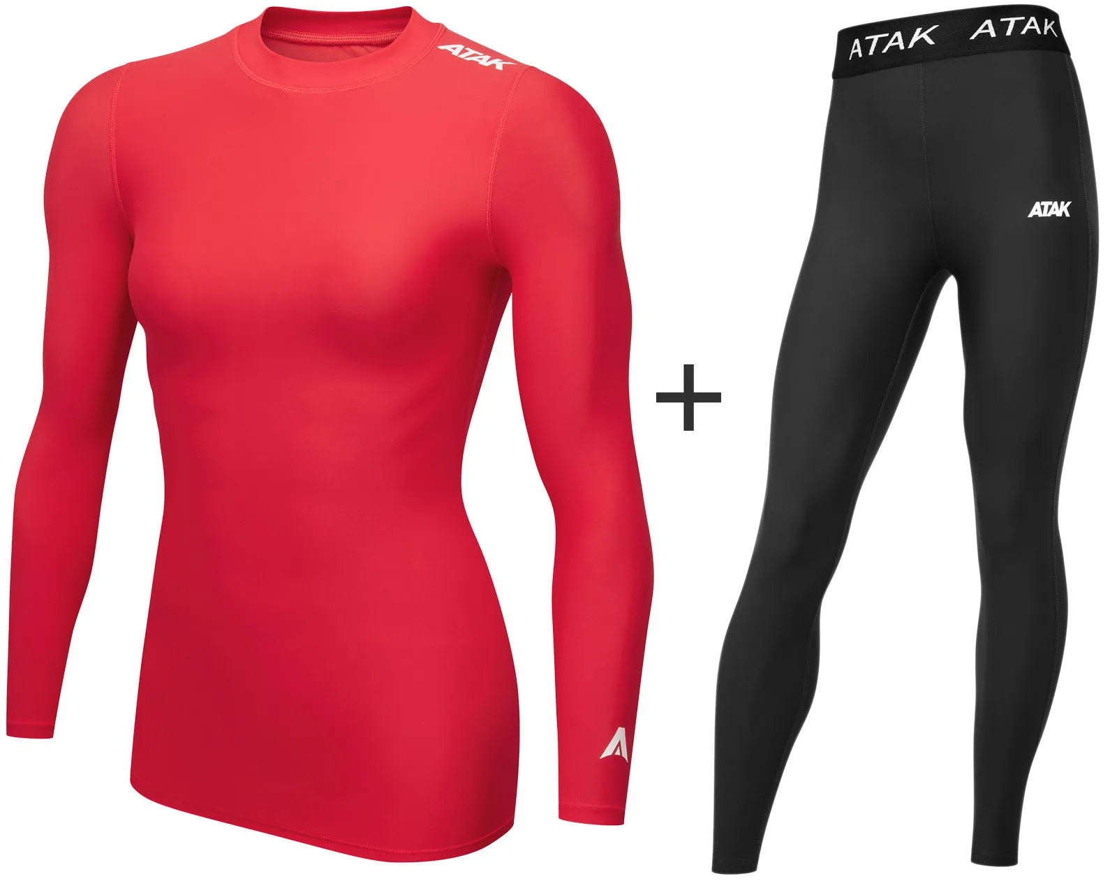 Women's ATAK Sports Compression Thermal Base Layer COMBO