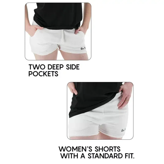 Women's Raw Edge Shorts, Cotton Casual Sport Summer Shorts with Pockets